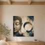 Buddha im Fokus als Modernes Wandbild oder Acrylbild