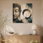 Buddha im Fokus als Modernes Wandbild oder Acrylbild