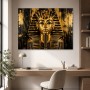 Goldene Pharaonenmaske als Wandbild oder Acrylbild
