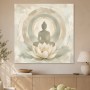 Meditative Lotus Buddha Leinwand oder Fine Art Print