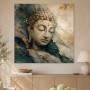 Buddha in Goldtönen, Wandbild oder Fine Art Print