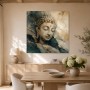 Buddha in Goldtönen, Wandbild oder Fine Art Print