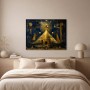 Mystisches Goldpyramiden Motiv als Acrylbild oder Kunstdruck