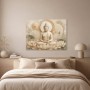 Buddha in sanften Naturtönen, als Wandbild oder Acrylbild