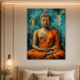 Meditativer Buddha als Leinwandbild oder Acrylbild