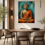 Meditativer Buddha als Leinwandbild oder Acrylbild
