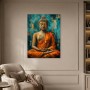 Meditativer Buddha als Leinwandbild oder Acrylbild