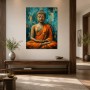 Meditativer Buddha als Leinwandbild oder Acrylbild
