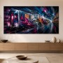 Dynamischer U-Bahn-Tunnel als Canvas Print oder Modernes Wandbild