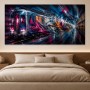 Dynamischer U-Bahn-Tunnel als Canvas Print oder Modernes Wandbild