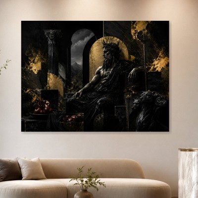 Dunkles Mythos Motiv als Kunstwerk oder Luxus Wandbild