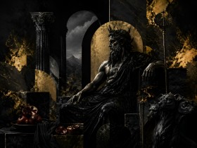 Dunkles Mythos Motiv als Kunstwerk oder Luxus Wandbild