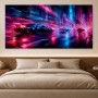 Neon Speed im Großstadtrausch, Acrylbild oder Canvas Print