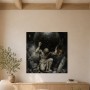 Atlas und der Sternhimmel als Wandbild oder Kunstwerk