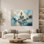 Buddha Ruhe zwischen Himmel und Wasser, Wandbild oder Fine Art Print