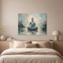 Meditativer Buddha im Licht, Leinwand oder Acrylbild