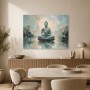 Meditativer Buddha im Licht, Leinwand oder Acrylbild