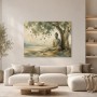 Buddha unter dem Baum als Leinwand oder Acrylbild