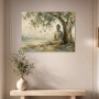 Buddha unter dem Baum als Leinwand oder Acrylbild