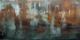 Abstraktes Bild Industrie Rost Druck - Panorama