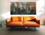 Abstraktes Bild Industrie Rost Druck - Panorama