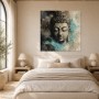 Meditativer Buddha als Acrylbild oder Kunstdruck für stilvolle Räume