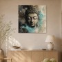 Meditativer Buddha als Acrylbild oder Kunstdruck für stilvolle Räume
