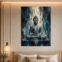 Meditative Buddha als Acrylbild oder Leinwand