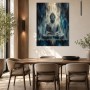Meditative Buddha als Acrylbild oder Leinwand