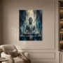 Meditative Buddha als Acrylbild oder Leinwand