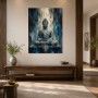 Meditative Buddha als Acrylbild oder Leinwand