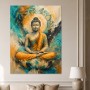 Meditativer Buddha als Leinwandbild oder Acrylbild