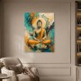 Meditativer Buddha als Leinwandbild oder Acrylbild