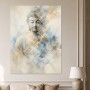 Meditativer Buddha als Acrylbild oder Kunstdruck für ruhige Räume
