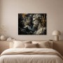 Griechische Statue mit Wellen, Acrylbild oder Kunstdruck