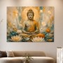 Meditativer Buddha als Leinwandbild oder Acrylbild