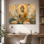 Meditativer Buddha als Leinwandbild oder Acrylbild