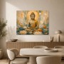 Meditativer Buddha als Leinwandbild oder Acrylbild
