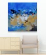 Abstraktes Wandbild Wasser Strand