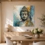 Buddha in sanfter Abstraktion, Acrylbild oder Kunstdruck