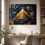 Ägyptische Geometrie als Acrylbild oder Kunstdruck