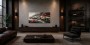 Exklusive Sportwagen in Bewegung, Modernes Wandbild oder Canvas Print