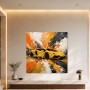 Gelber Supersportwagen als Modernes Wandbild und Acrylbild