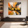 Gelber Supersportwagen als Modernes Wandbild und Acrylbild