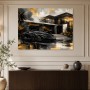 Luxuriöser Sportwagen vor moderner Architektur, Wandbild oder Acrylbild