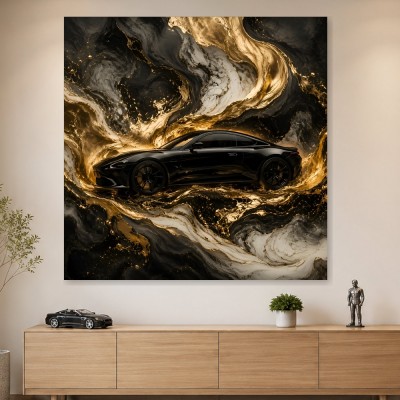 Sportwagen als Luxus Wandbild oder Fine Art Print