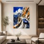 Sportwagen am Pass als Leinwand oder Wandbild