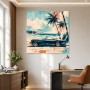 Tropischer Küstenklassiker als Wandbild oder Kunstdruck