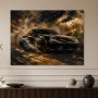 Dynamischer Sportwagen als Modernes Wandbild oder Acrylbild