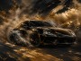 Dynamischer Sportwagen als Modernes Wandbild oder Acrylbild